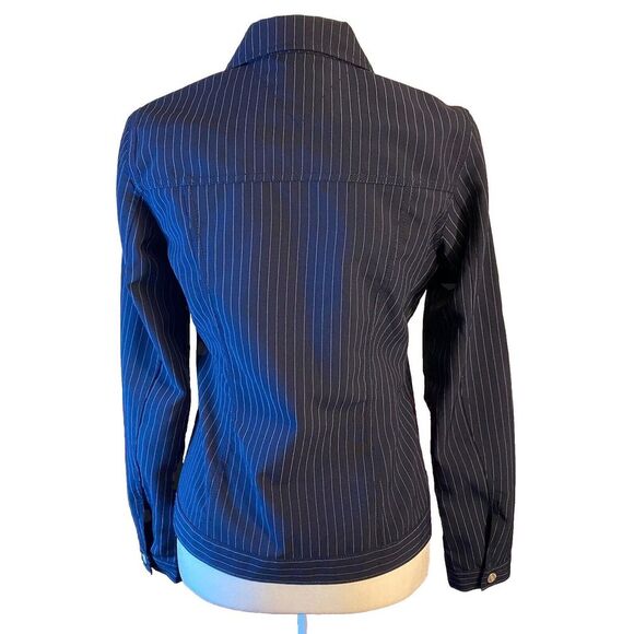 Tommy Jeans Vintage Y2K Size Medium Lightweight Shirt‎ Jacket Navy - Picture 4 of 12